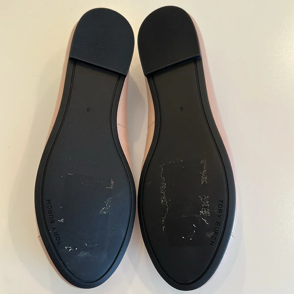 New Tory Burch Pink Ballet Flats. Size 6.